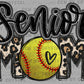 Senior Mom Softball Ready to Press Transfer DTF Transfer Sublimation Transfer