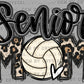 Senior Mom Volleyball Ready to Press Transfer DTF Transfer Sublimation Transfer