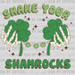 St. Patrick's Day Shake Your Shamrocks Ready to Press Transfer