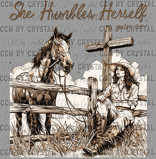 She Healed Herself Ready to Press Transfer DTF Transfer Sublimation Transfer