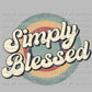 Simply Blessed Ready to Press Transfer
