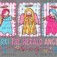 Hark The Herald Angels Christmas Ready to Press Transfer DTF Transfer Sublimation Transfer