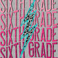 Sixth Grade Lightning Bolt Ready to Press Transfer