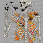 Skeleton Halloween Fall Ready to Press Transfer DTF Transfer Sublimation Transfer