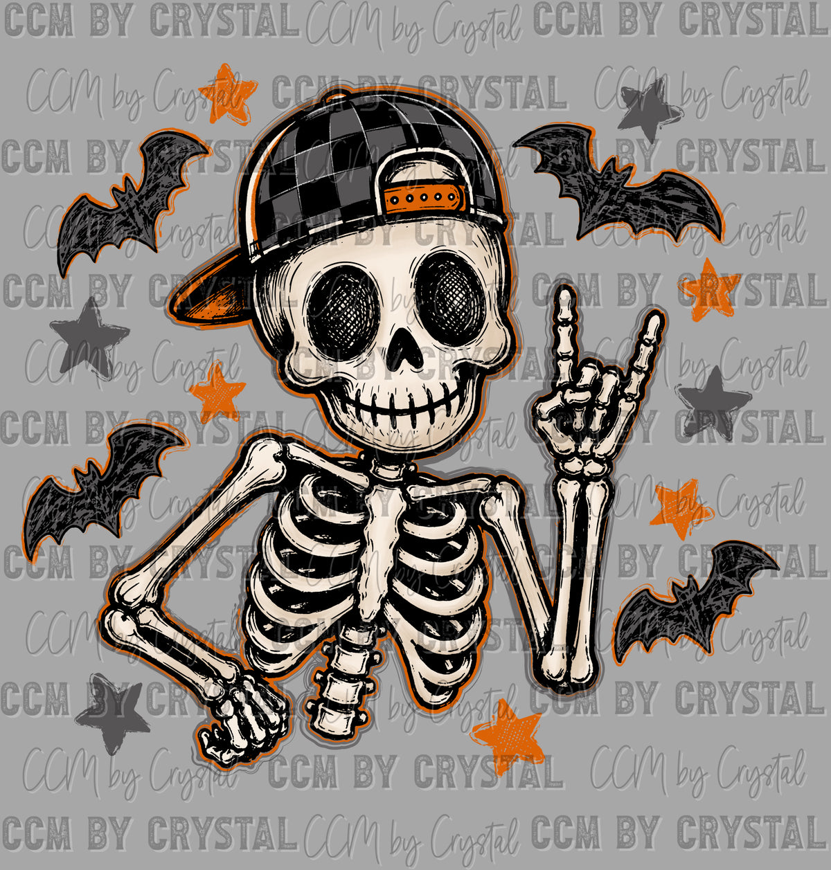 Boy Skeleton Halloween Ready to Press Transfer DTF Transfer Sublimation Transfer