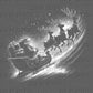 Vintage Sleigh Christmas Ready to Press Transfer Instant Peel DTF Transfer