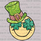 St. Patrick's Day Faux Sequins Ready to Press Transfer