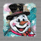 Snowman Christmas Ready to Press Transfer DTF Transfer Sublimation Transfer