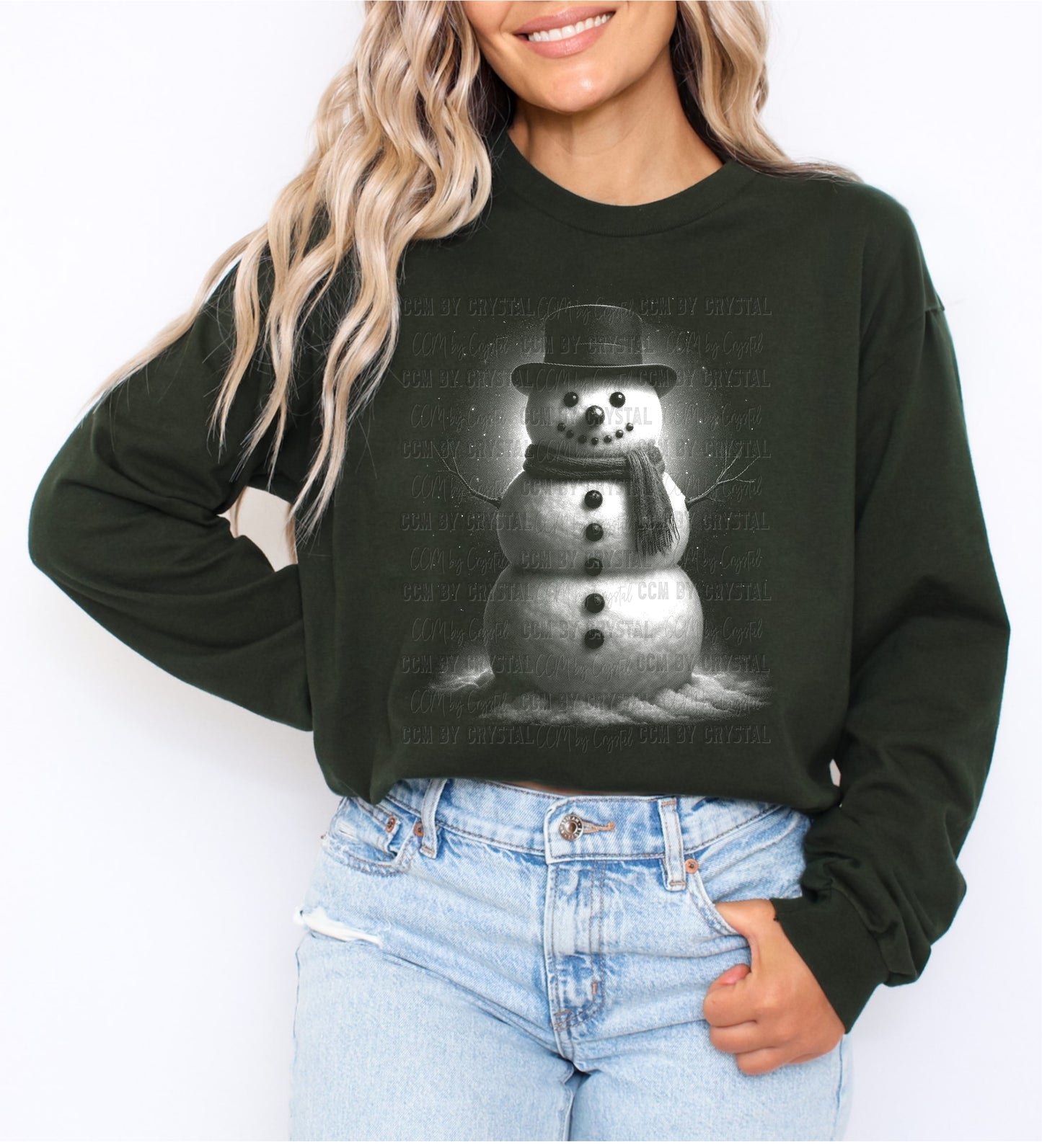 Christmas Snowman T Shirt, Long Sleeve, Sweatshirt,