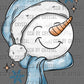 Christmas Winter Snowman Ready to Press Transfer DTF Transfer