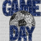 Game Day Soccer Faux Sequins Faux Embroidery Ready To Press Transfer