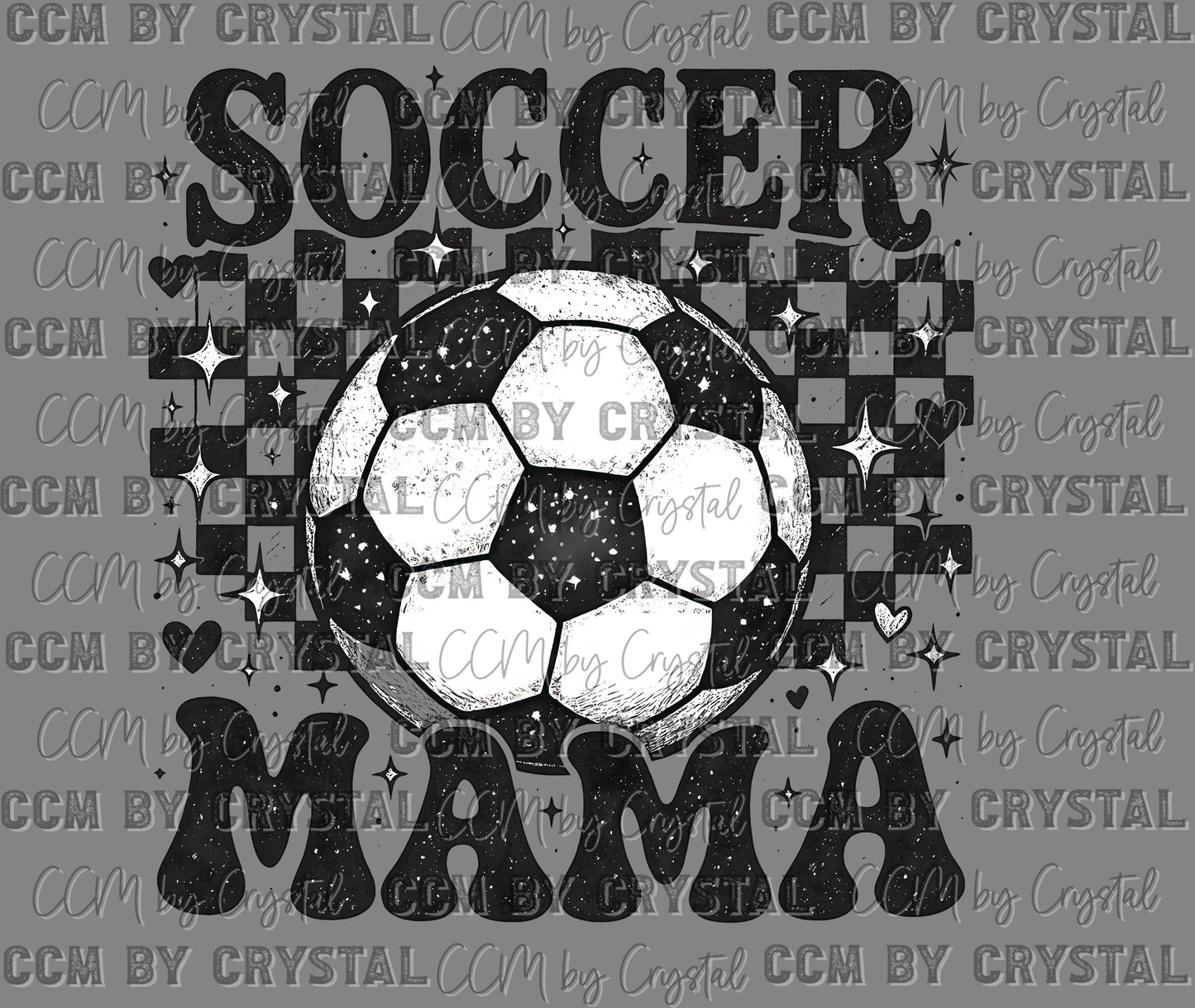 Soccer Mama DTF Transfer Sublimation Transfer Victoria East Red Black Gold