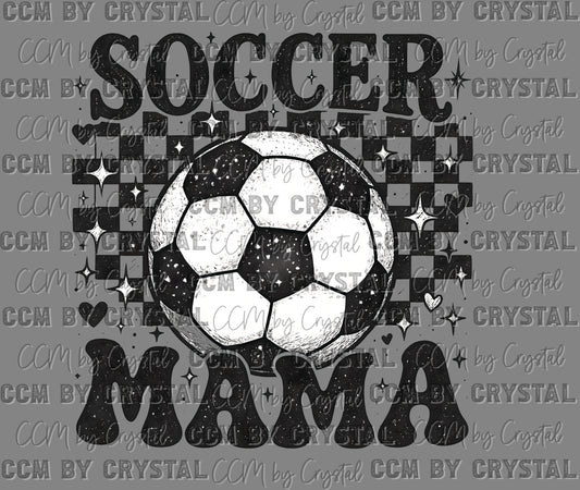 Soccer Mama DTF Transfer Sublimation Transfer Victoria East Red Black Gold