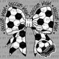Soccer Mom Bow Ready to Press Transfer DTF Transfer Sublimation Transfer