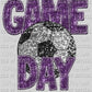 Game Day Soccer Faux Sequins Faux Embroidery Ready To Press Transfer