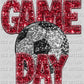 Game Day Soccer Faux Sequins Faux Embroidery Ready To Press Transfer