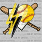 Softball Ready to Press DTF Sublimation Transfer