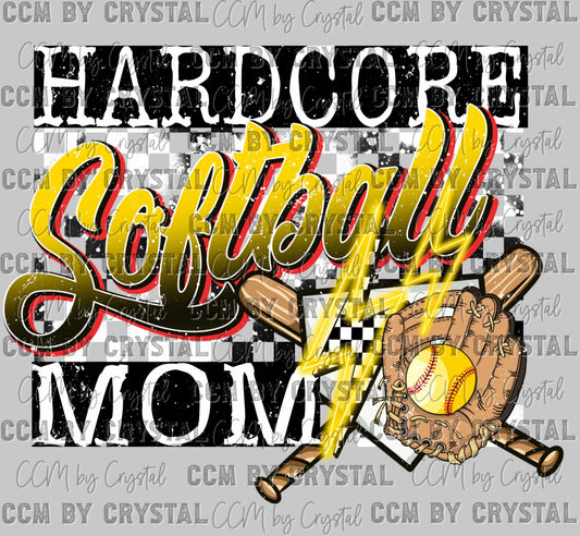 Hardcore Softball Mom Ready to Press Transfer