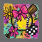 Girly Softball Ready to Press Instant Peel DTF Transfers Sublimation Transfers