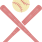 Baseball Softball Bats 11" Spangle Transfer Bling Ready to Press Transfer Sparkle Transfer