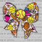Softball Bow Ready to Press Instant Peel DTF Transfers Sublimation Transfers