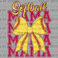 Softball Mama Ready to Press Transfer DTF Transfer Sublimation Transfer