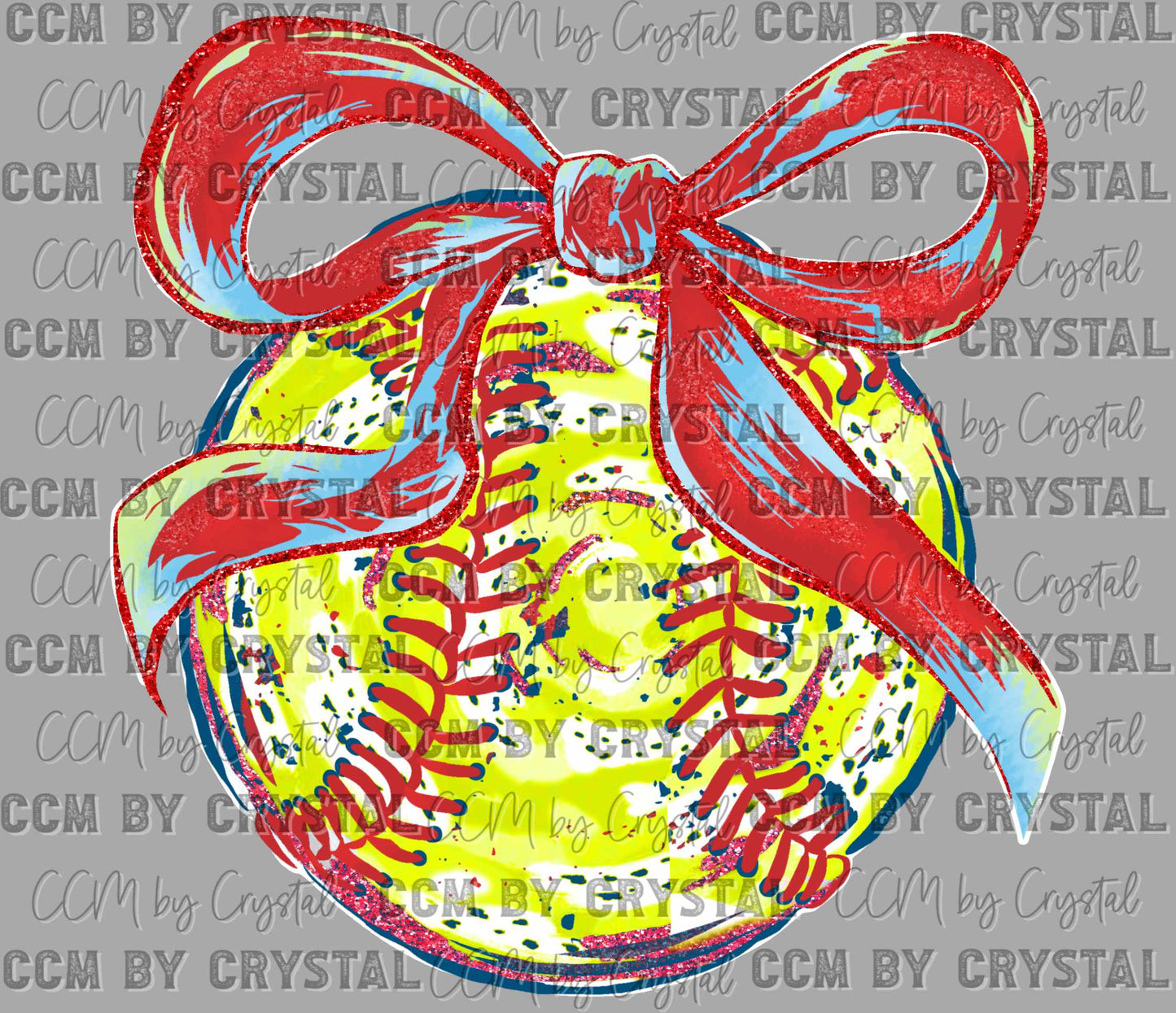 Softball Ready to Press Transfer DTF Transfer Sublimation Transfer
