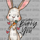 Some Bunny Loves You Easter Spring Ready to Press Transfer DTF Transfer Sublimation Transfer