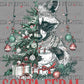 Christmas Sorta Merry Sorta Feral Ready to Press Transfer DTF Transfer Sublimation Transfer