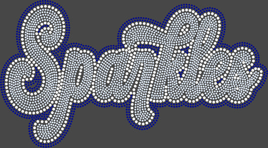 Sparkles 11" 3-Color Ready to Press Spangle Transfer Bling Transfer Sparkle Transfer