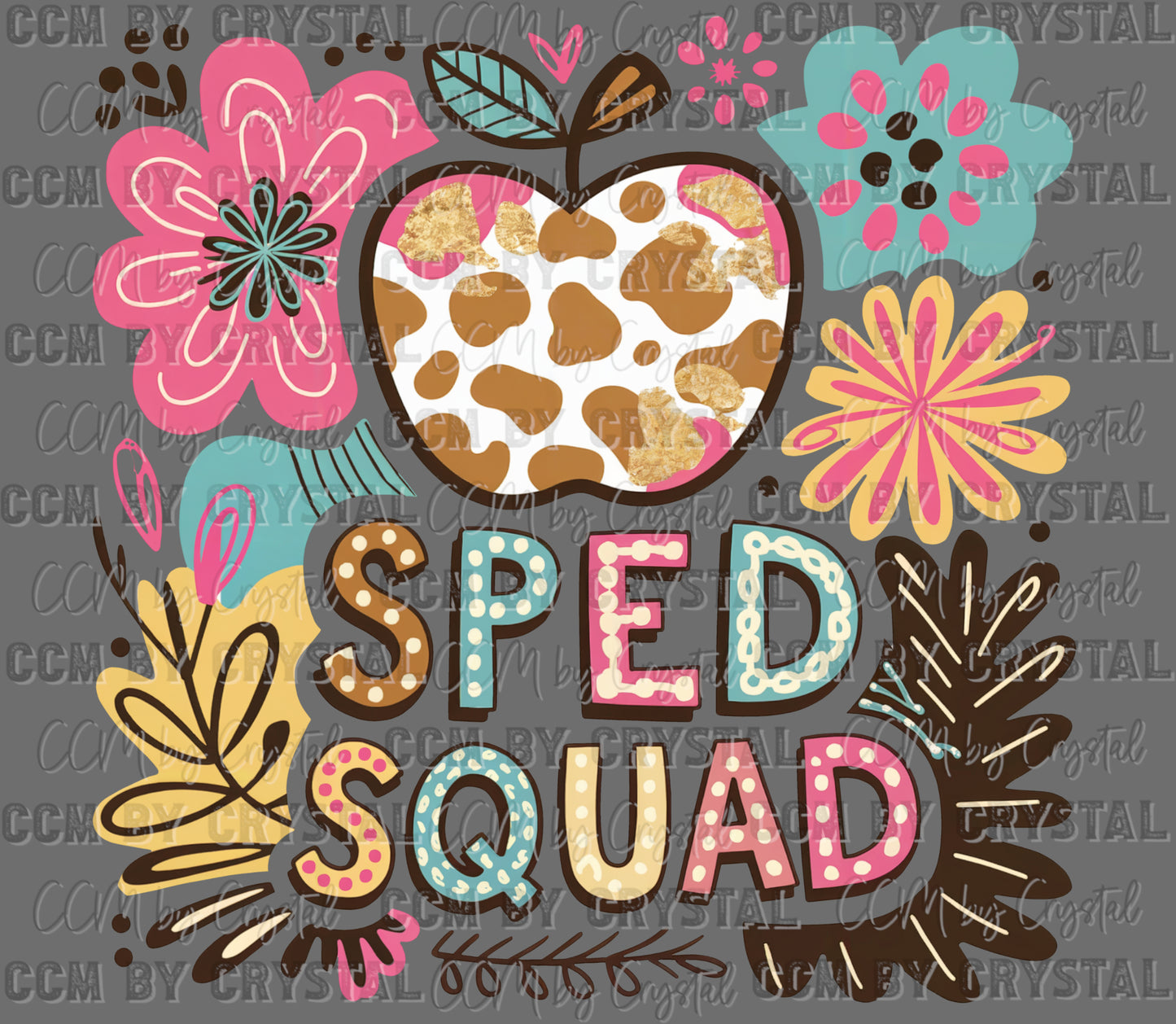 Sped Squad School Ready to Press Transfer DTF Transfer Sublimation Transfer