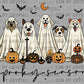 Dogs Spooky Season Halloween Ready to Press Transfer DTF Transfer Sublimation Transfer