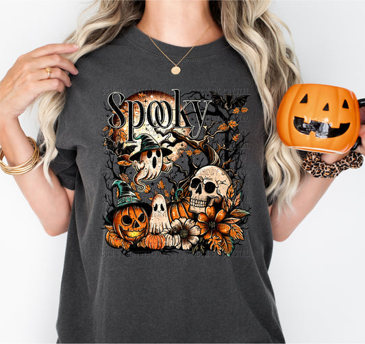 Spooky Halloween Ready to Press Transfer DTF Transfer Sublimation Transfer