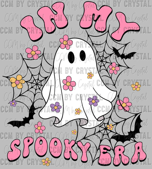 In My Spooky Era Ghost Halloween Ready to Press Transfer DTF Transfer Sublimation Transfer (Copy)