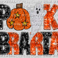 Spooky Librarian Faux Embroidery Faux Sequins Halloween Fall Ready to Press Transfer