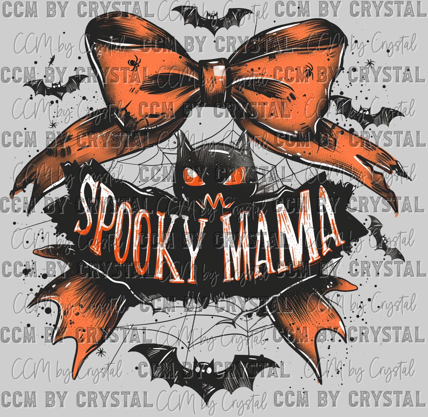 Spooky Mama Halloween Ready to Press Transfer DTF Transfer Sublimation Transfer