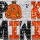 Spooky Mini Faux Embroidery Faux Sequins Halloween Fall Ready to Press Transfer