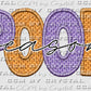 Spooky Season Faux Embroidery Fall Halloween Ready to Press Transfer