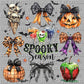 Spooky Season Halloween Ready to Press Transfer DTF Transfer Sublimation Transfer
