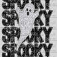 Spooky Vibes Ghost Faux Embroidery Faux Sequins Halloween Fall Ready to Press Transfer