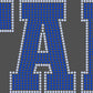 Custom Personalized Name/Mascot 11X3" 2- Color Spangle Transfer