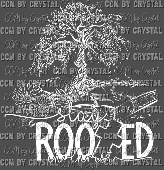 Stay Rooted in Christ Ready to Press Transfer DTF Transfer