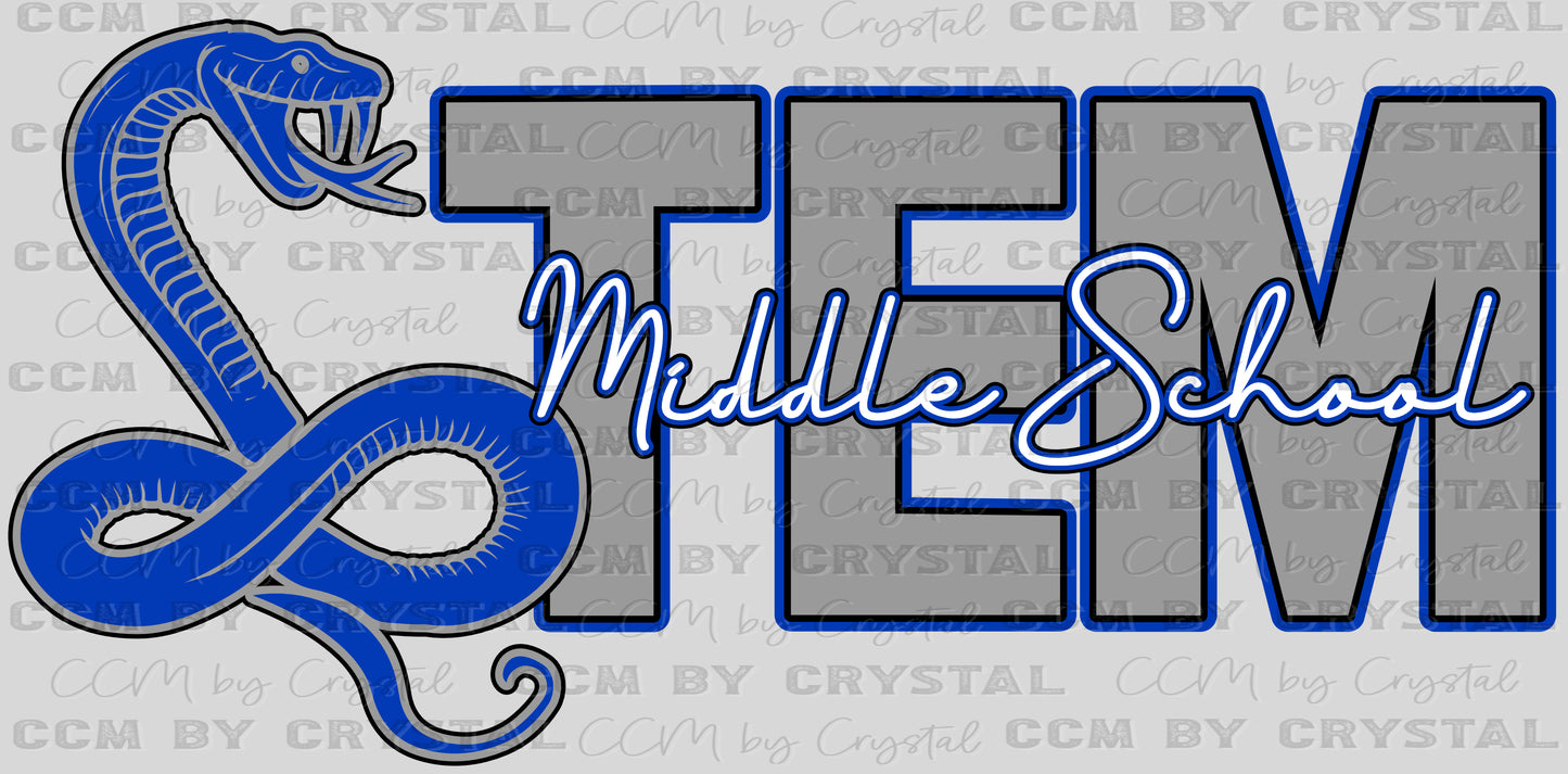 Victoria Stem Vipers Ready to Press Transfer DTF Transfer Sublimation Transfer