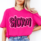 Storm Doodle Mascot Ready to Press Transfer DTF Transfer Sublimation Transfer