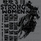 Here's to Strong Women Rodeo Ready to Press Transfer DTF Transfer Sublimation Transfer
