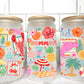 Summer UV Transfer 16oz Libby Glass Can Wrap Ready to Apply