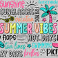 Summer Vibes Ready to Press Transfer