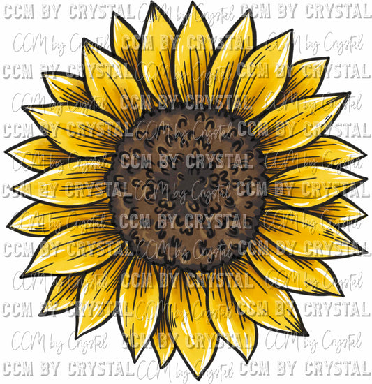 Sunflower Ready to Press Transfer