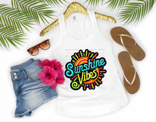 Tan Lines and Tattoos Faux Embroidery Ready to Press Transfer DTF Transfer Sublimation Transfer