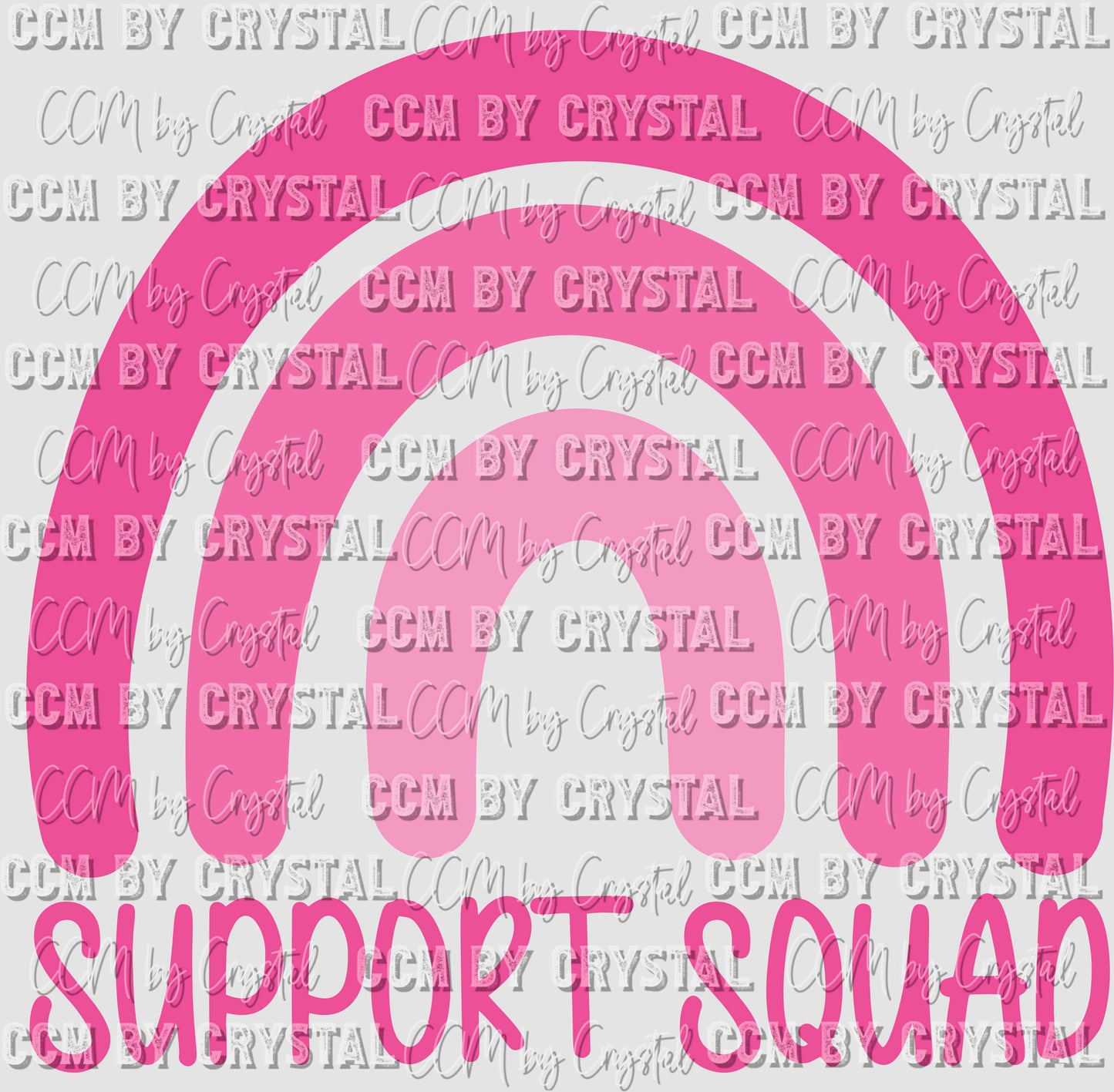 Support Squad Pocket for Her Fight is Our Fight Breast Cancer Awareness Ready to Press Transfer
